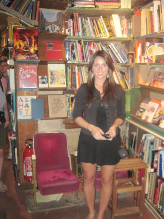 Me in Shakespeare and Co in July 16, 2011 - exactly years ago! 